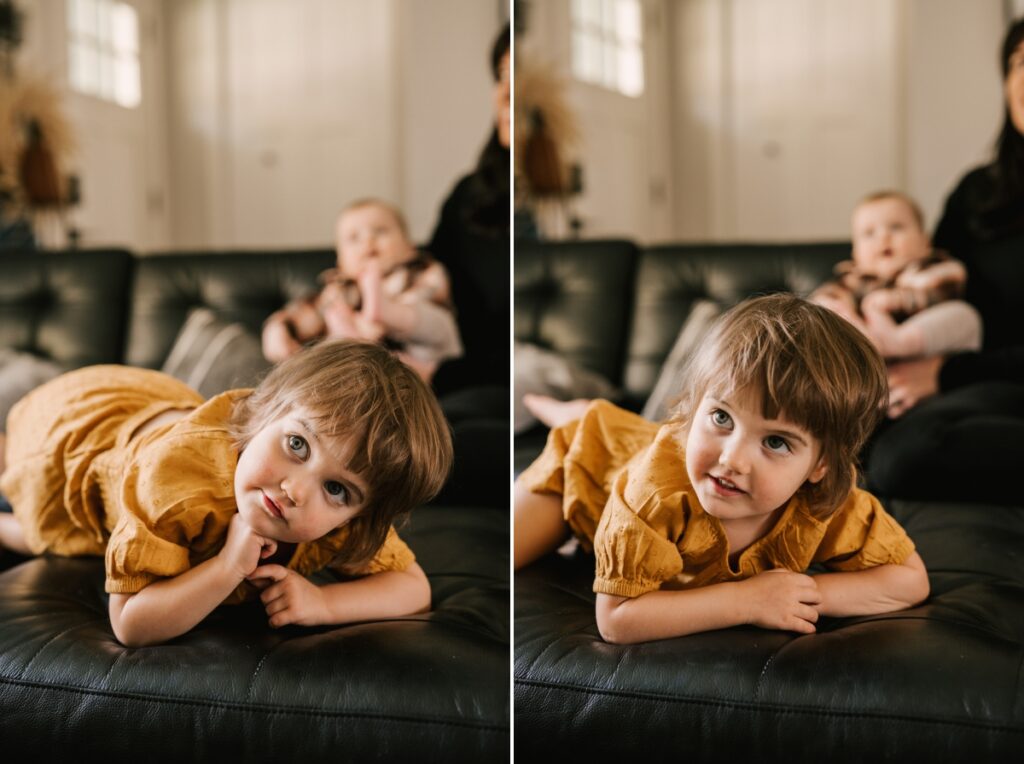 October At-Home Family Session in Sparta, New Jersey
