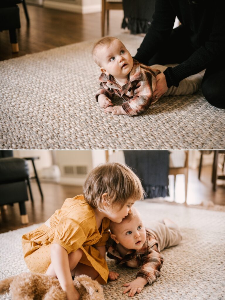 October At-Home Family Session in Sparta, New Jersey