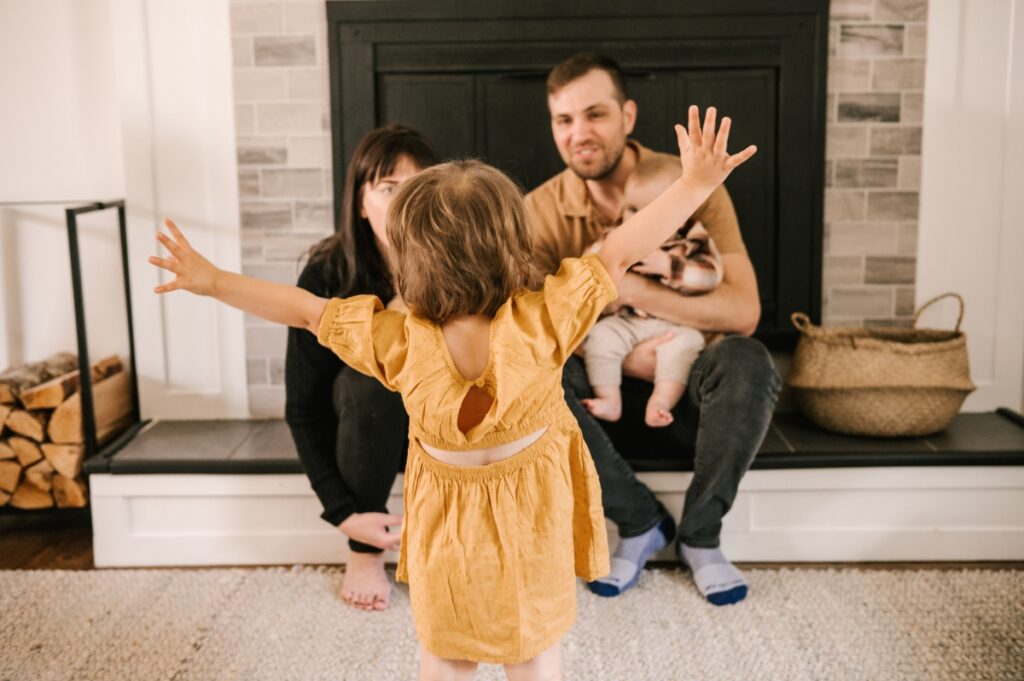 October At-Home Family Session in Sparta, New Jersey
