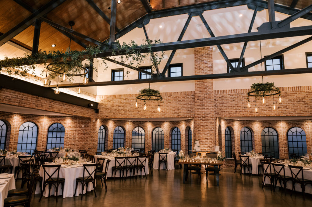 The reception area at the Refinery at Perona Farms.