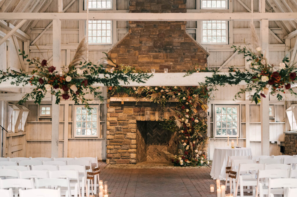 The ceremony space at Ashford Estate.