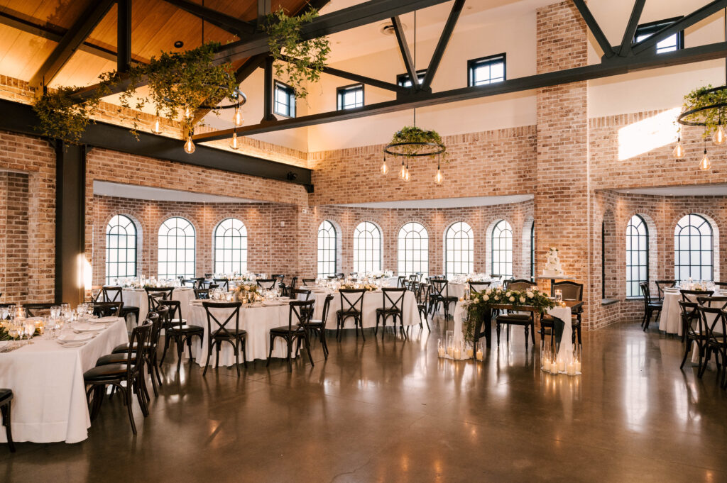 The reception space at Perona Farms Refinery.