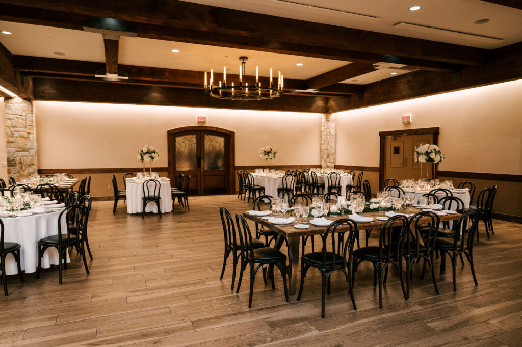 The reception space at Perona Farms Reserve.